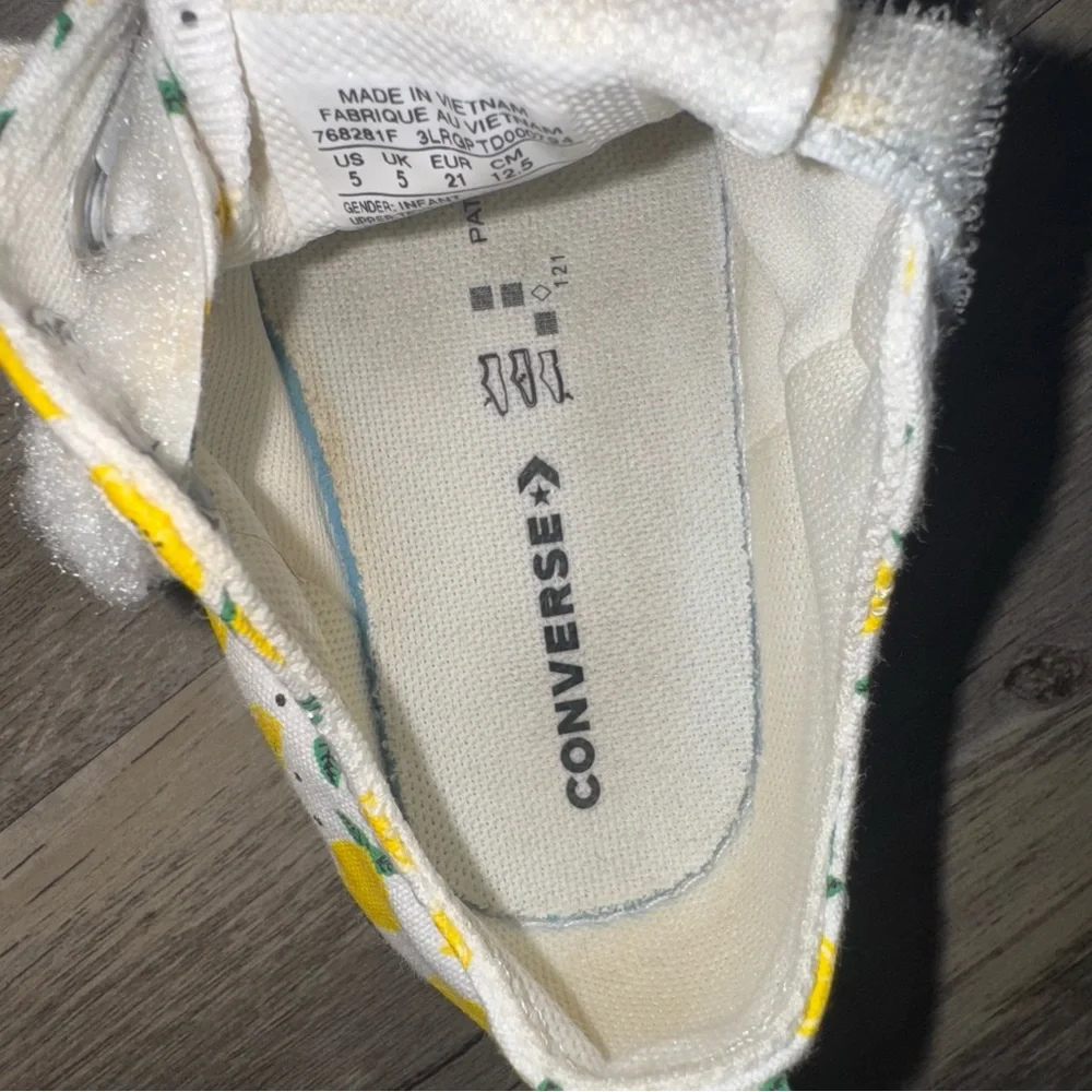 Converse Kids Lemon Pattern Sneakers